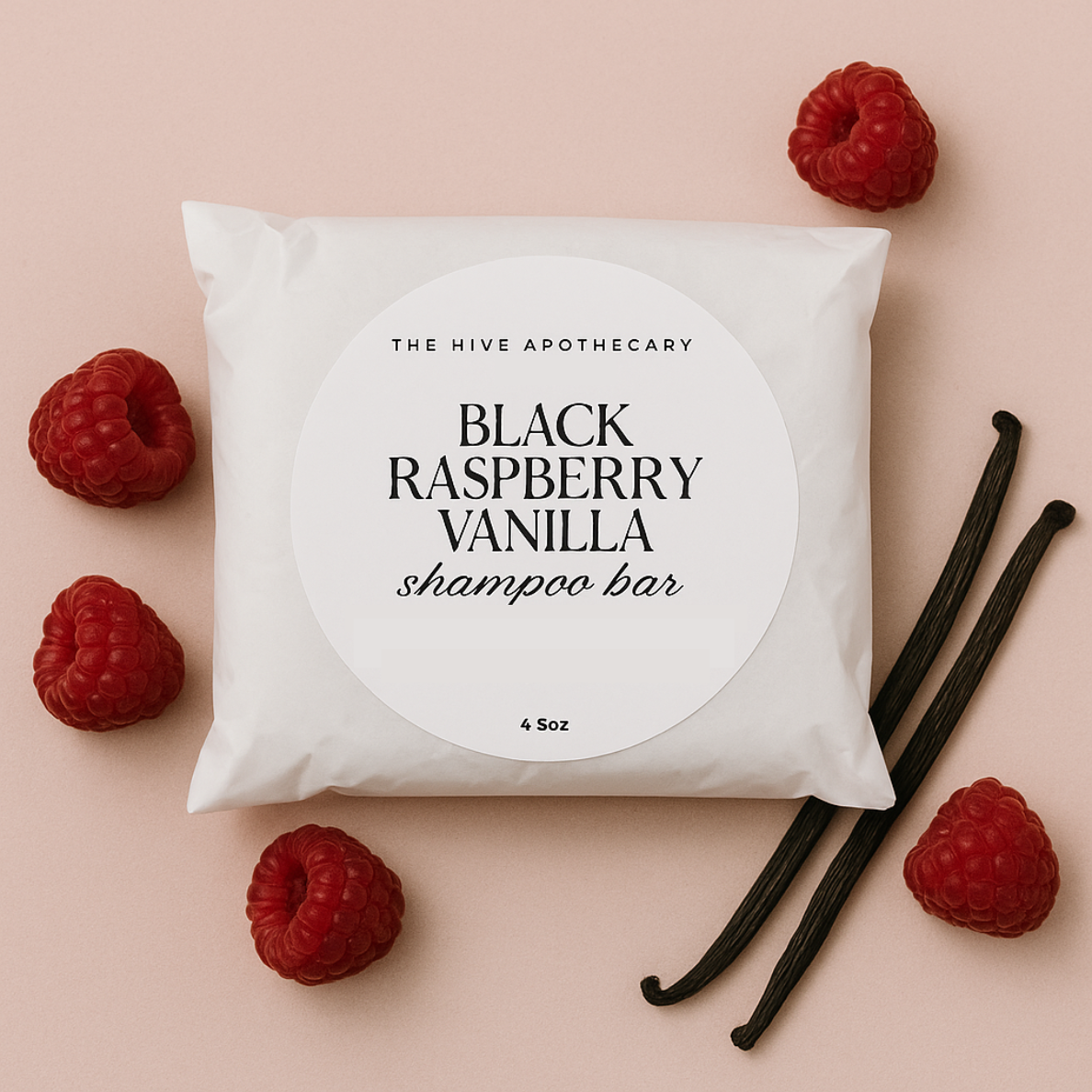 Black Raspberry Vanilla Shampoo Bar