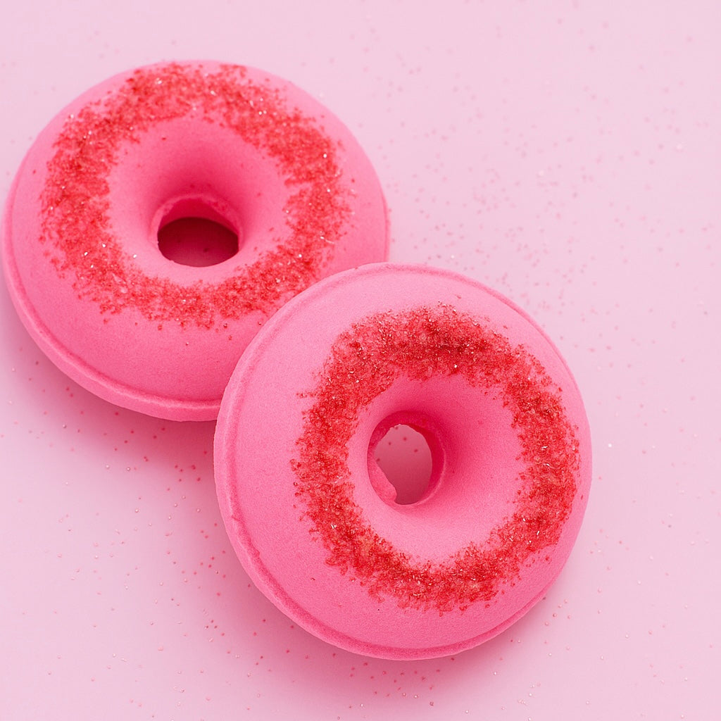 Raspberry Donut Bath Bomb